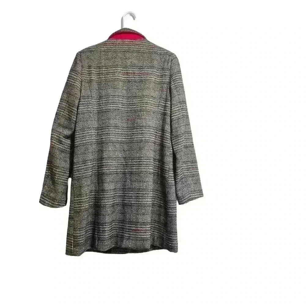 Maralyn & Me Women's Herringbone Long Coat - Picture 3 of 15
